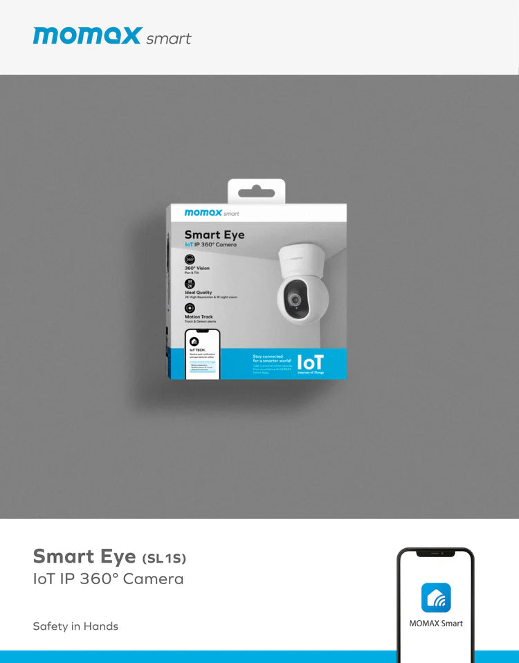 MOMAX Smart Eye IoT 全景智能網絡監視器 SL1SW